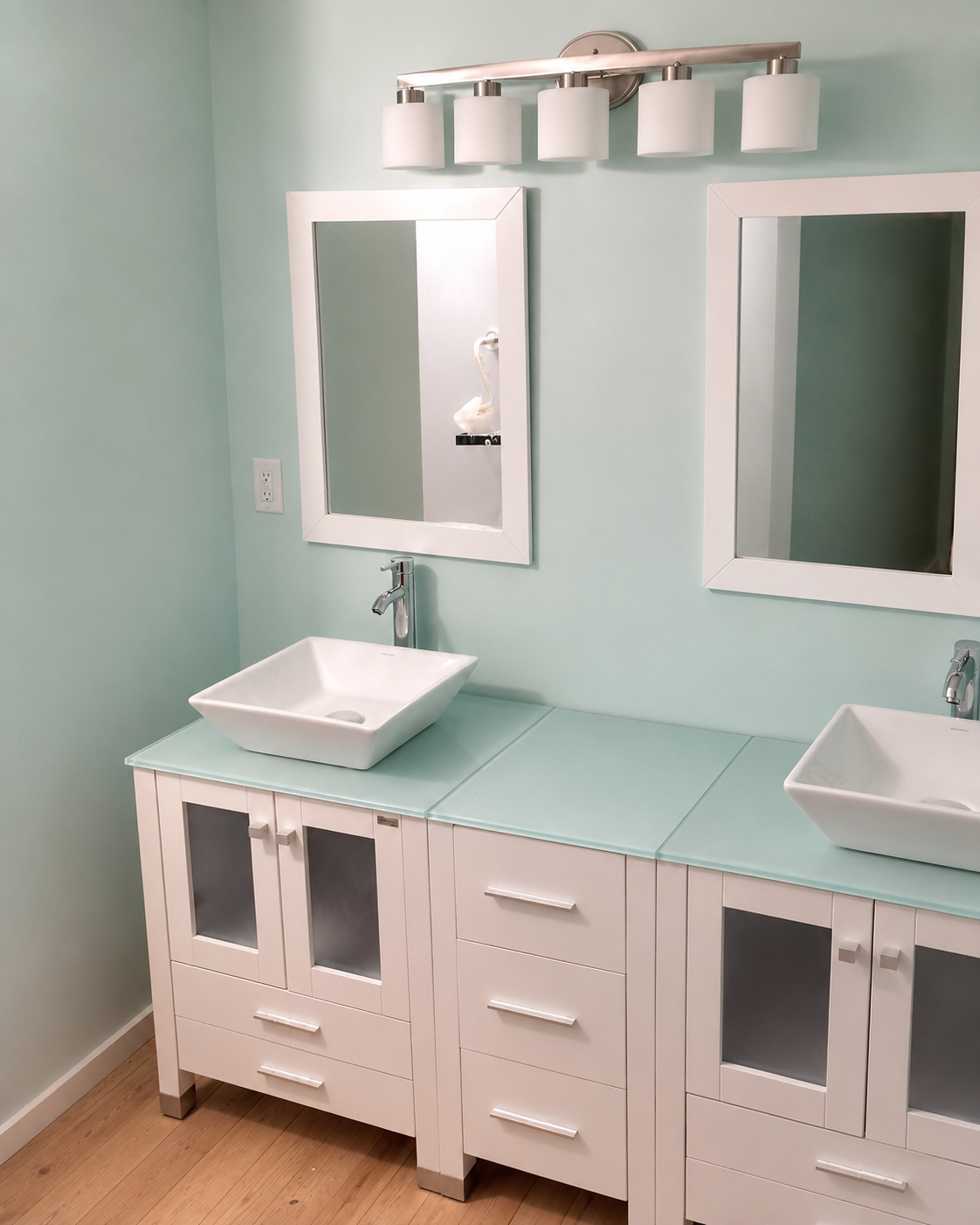 Finished bathroom renovation
