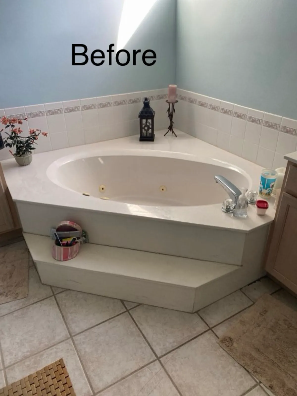Master bath before remodel