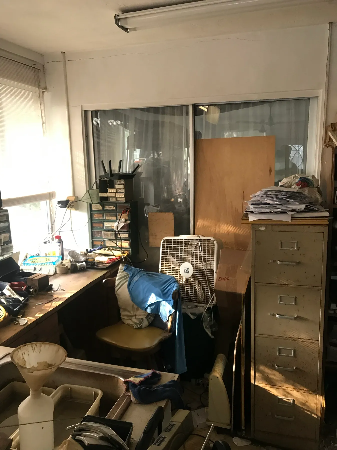 Room before repair and rescue remodel